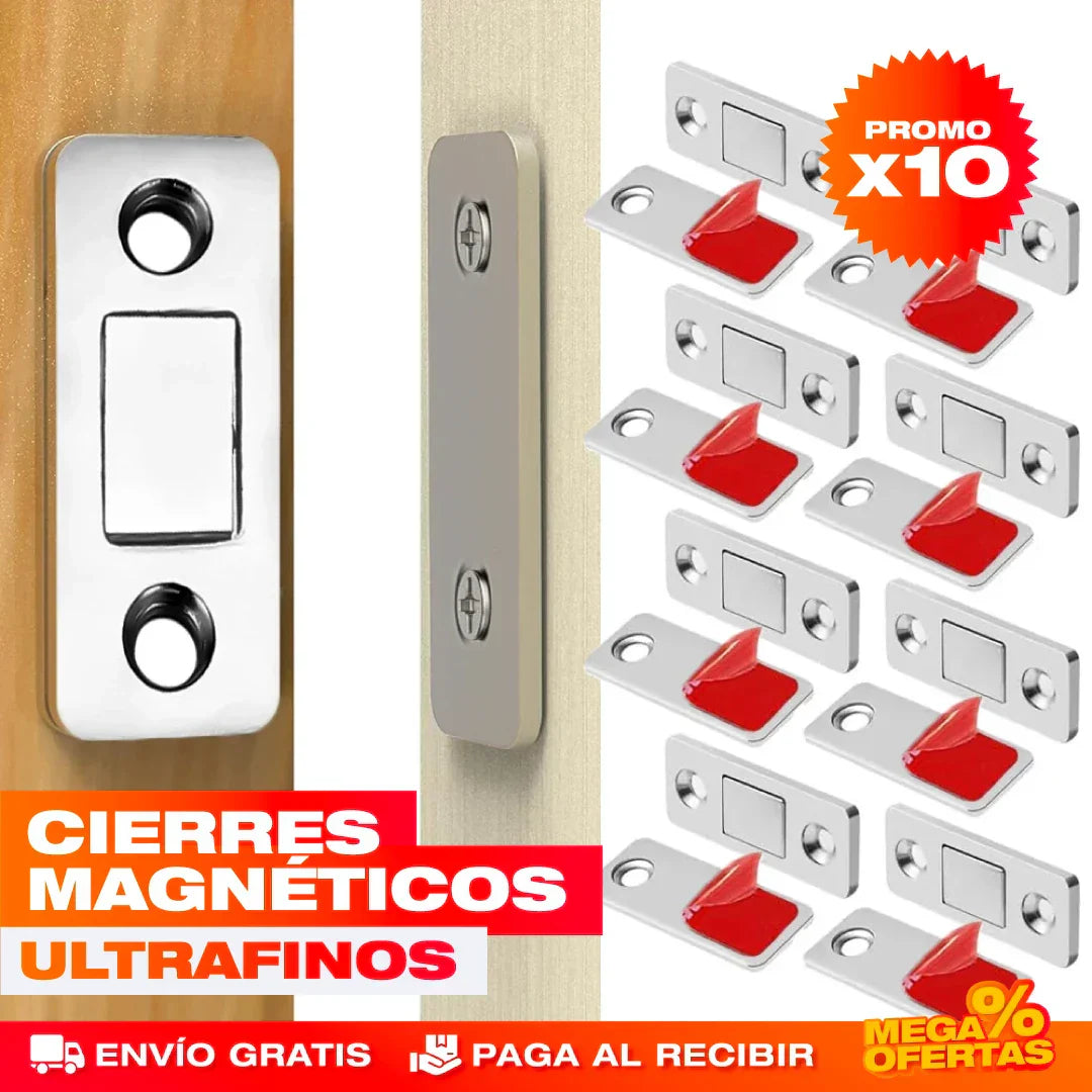 MAGLOCK™ - SET X10 CIERRES MAGNÉTICOS ULTRAFINOS + ENVÍO GRATIS📦