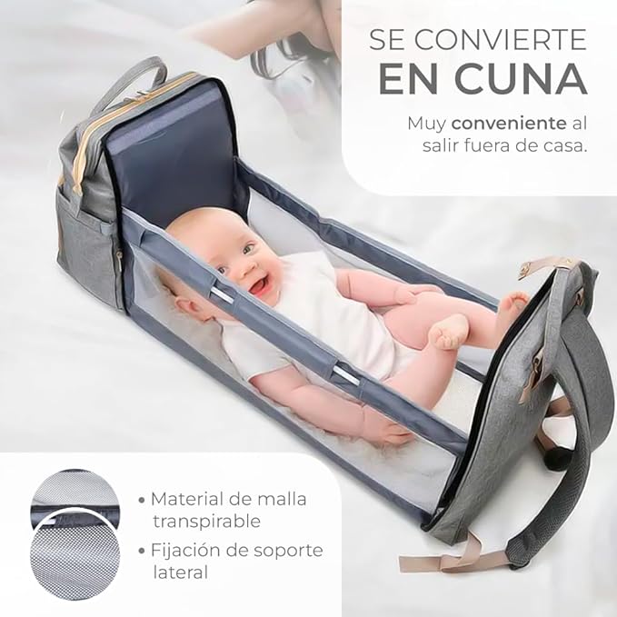 ALL- IN- ONE BABY BACKPACK™ - MOCHILA PAÑALERA MULTIFUNCIONAL + ENVÍO GRATIS📦