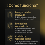 NAD+ RESVERATROL™ + ENVÍO GRATIS 📦