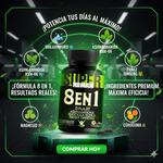 SUPERHUMAN™ 8 EN 1 ULTRA- TE VOLVERÁ UN LOBO EN LA CAMA+ ENVÍO GRATIS📦