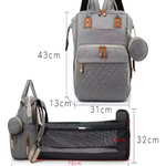 ALL- IN- ONE BABY BACKPACK™ - MOCHILA PAÑALERA MULTIFUNCIONAL + ENVÍO GRATIS📦